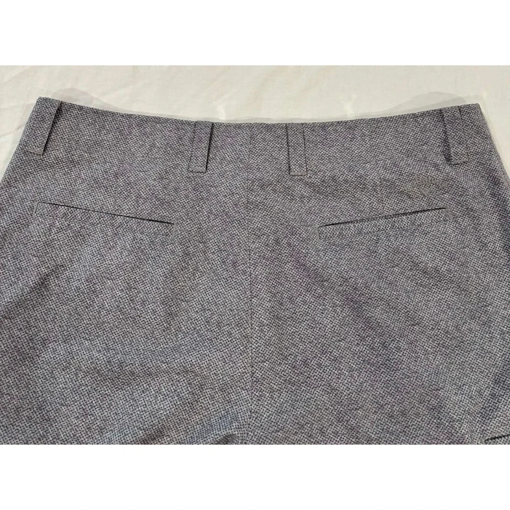 Callaway Golf Shorts Mens 38 Grey Micro‎ Pattern Stretch Performance Flat Front